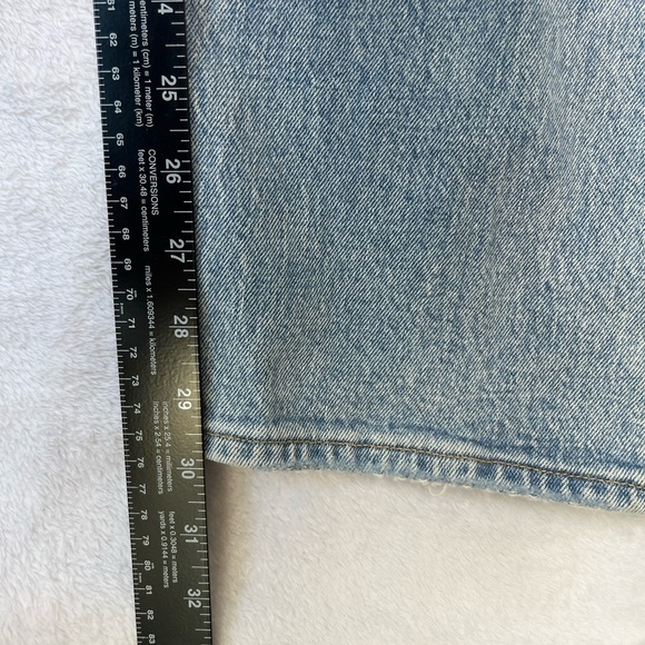 Abercrombie & Fitch Jeans Sz 37/24 Plus The 90s Straight Ultra HR Light Wash NWT - Picture 8 of 15